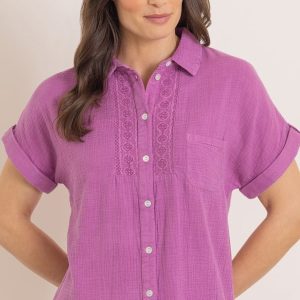 short sleeve cotton shirt