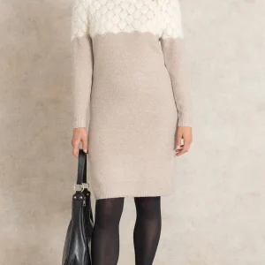 colour block jumper dress